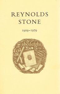 Item #108589 REYNOLDS STONE 1909 - 1979. An Exhibition held in the Library of the...