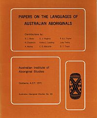 Item #116208 PAPERS ON THE LANGUAGES OF AUSTRALIAN ABORIGINALS. No. 38. BLAKE B. J. et. al