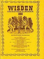 Item #118378 WISDEN 1986. John Wisden, 123rd Edition. John WOODCOCK