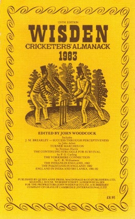 Item #118391 WISDEN 1983. Cricketers' Almanack, 120th Edition. John WOOKCOCK