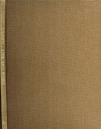 Item #119368 LIFE AND WORK. Vincent. BLOOMFIELD BROWN, Lin