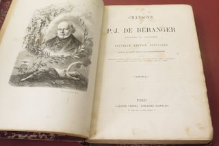 CHANSONS DE P.-J. DE BARENGER. Anciens et Posthumes.