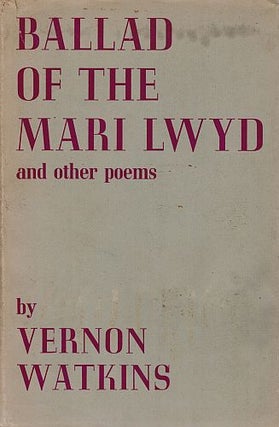 Item #122323 BALLARD OF THE MARI LWYD. Vernon WATKINS