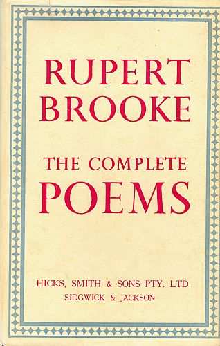 Item #122333 THE COMPLETE POEMS. Rupert BROOKE.