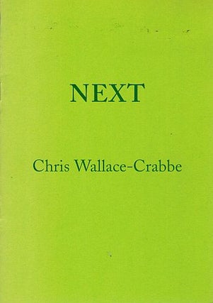 Item #122578 NEXT. Chris WALLACE-CRABBE