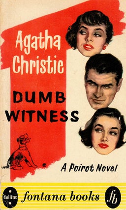 Item #123213 DUMB WITNESS. A Poirot Novel. Agatha CHRISTIE