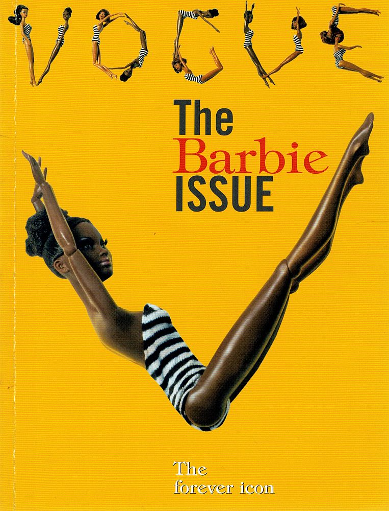 Item #123255 VOGUE: THE BARBIE ISSUE. The forever icon. BARBIE.