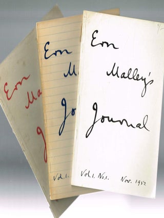 Item #123812 ERN MALLEY'S JOURNAL. Vol. 1. No.1., Vol. 1. No. 2., & Vol. 1. No. 3. Ern...