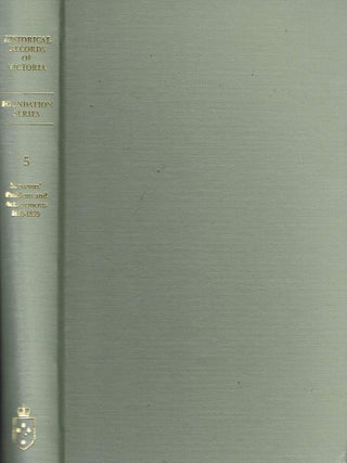 Item #125534 HISTORICAL RECORDS OF VICTORIA. Surveyors' Problems and Acheivements,...