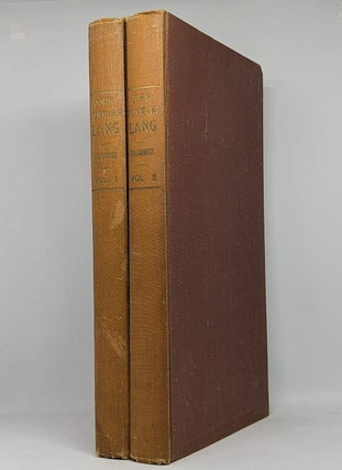 Item #129022 CHIEFLY AUTOBIOGRAPHICAL 1799 TO 1878. In two volumes. An Assembling of...