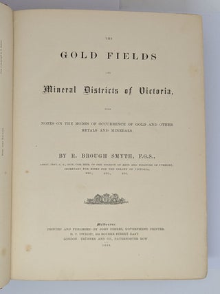 THE GOLD FIELDS AND MINERAL DISTRICTS OF VICTORIA.