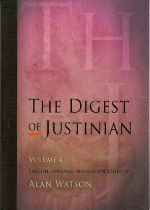 THE DIGEST OF JUSTINIAN.