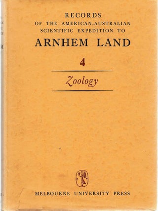 Item #132580 RECORDS OF THE AMERICAN-AUSTRALIAN SCIENTIFIC EXPEDITION TO ARNHEM LAND. 4:...