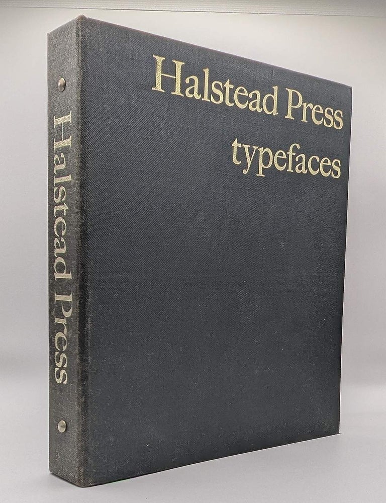 Item #133016 HALSTEAD PRESS TYPEFACES. HALSTEAD PRESS, Alison FORBES.